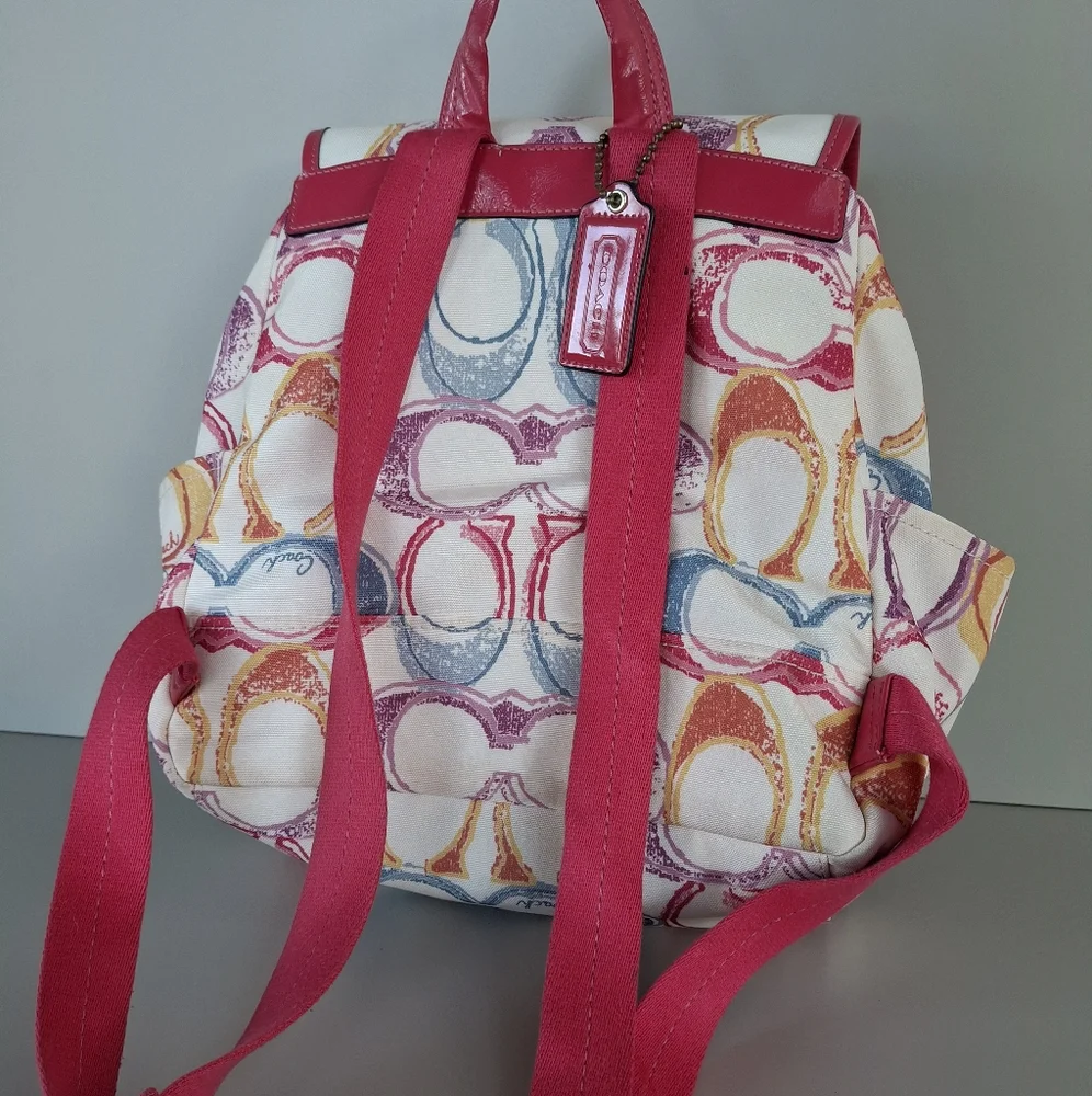 Coach Multicolor Backpack - Picture 5 of 15